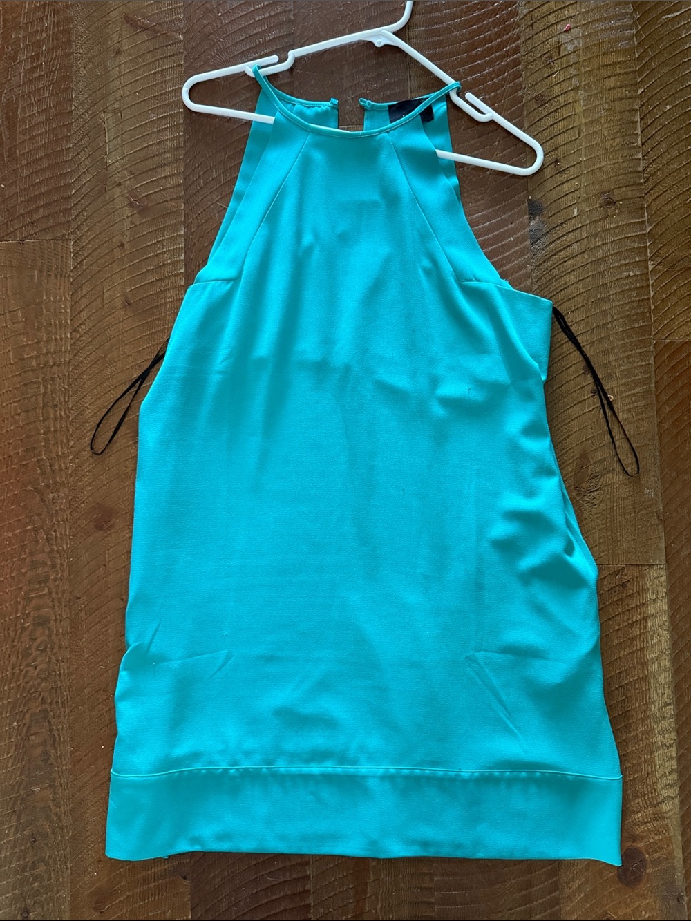 Lumière Teal Sleeveless Shift Dress